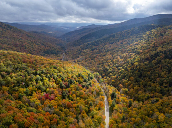 Fall Foliage, Hancock, Vermont, Route 125, Road