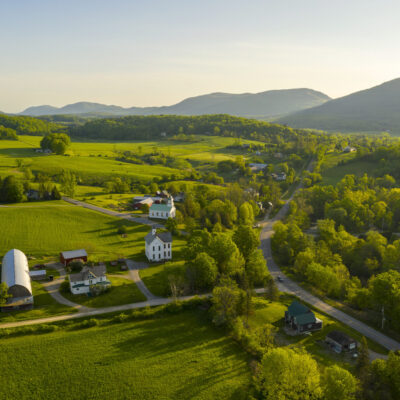 Spring in New Haven Mills, Vermont