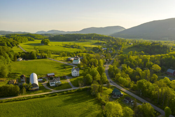 Spring in New Haven Mills, Vermont